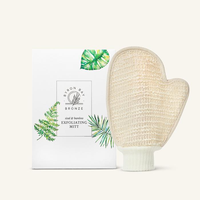 BYRON BAY BRONZE  SISAL & BAMBOO EXFOLIATING MITT