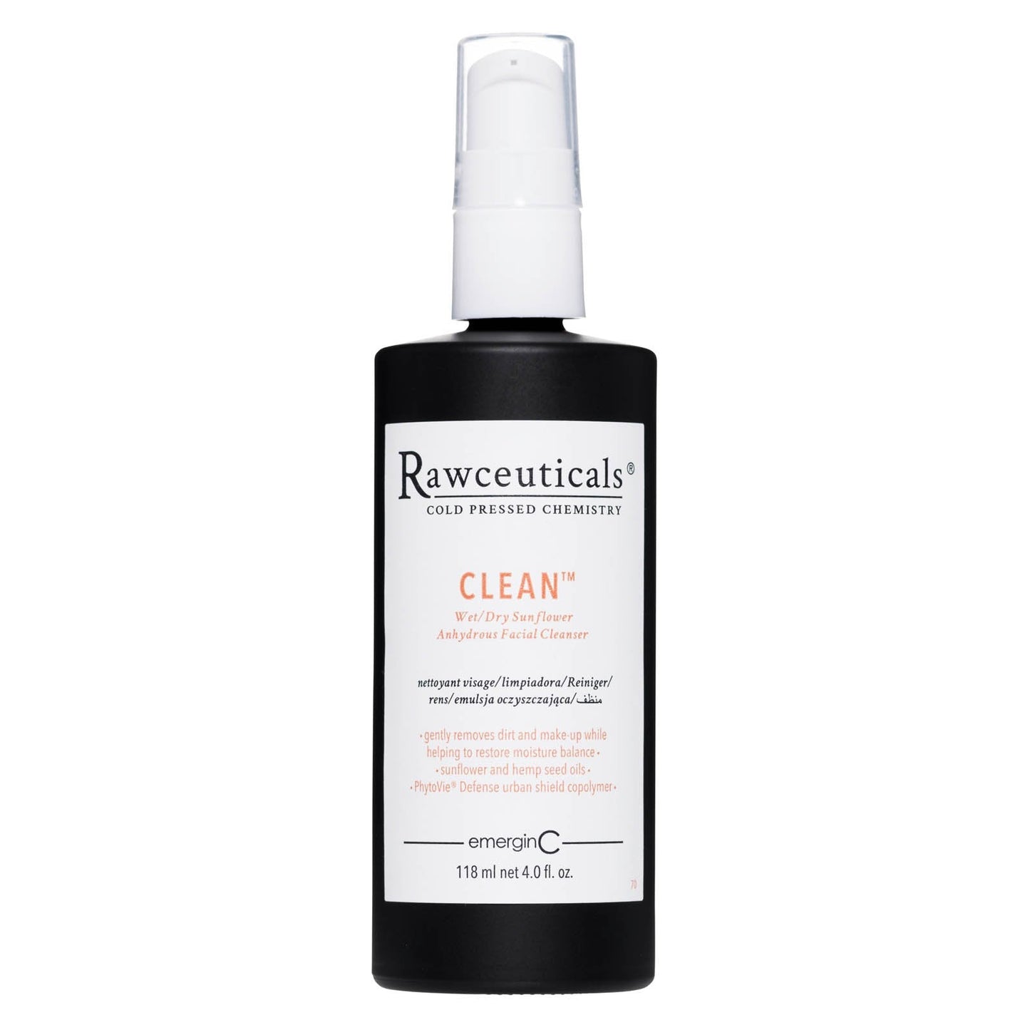 RAWCEUTICALS CLEAN CLEANSER 120ml