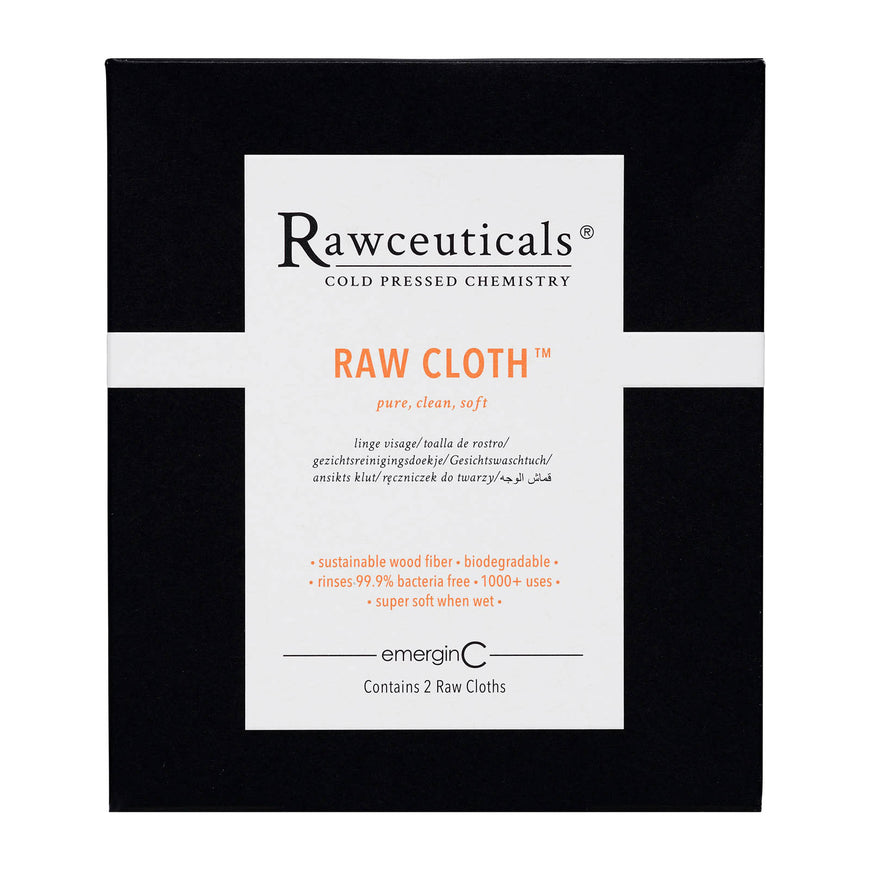Rawceuticals RAW Cloth Facial Cleansing Cloth x 2 Pack